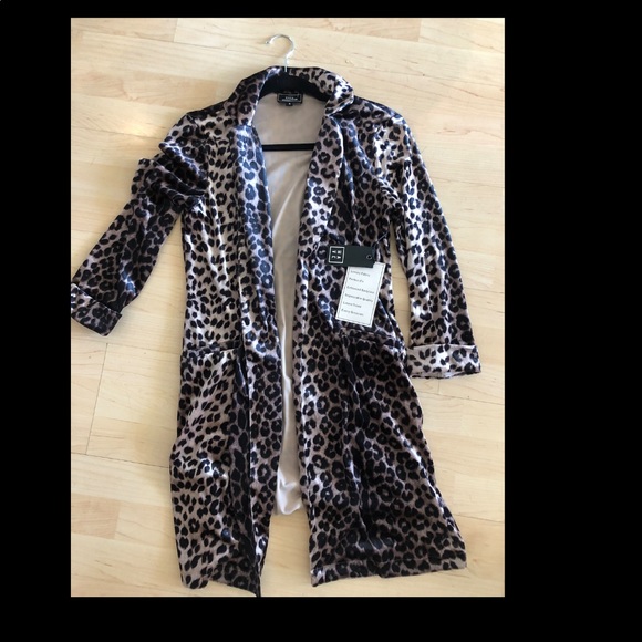HAVE Fashion- Velour leopard jacket - Picture 5 of 6